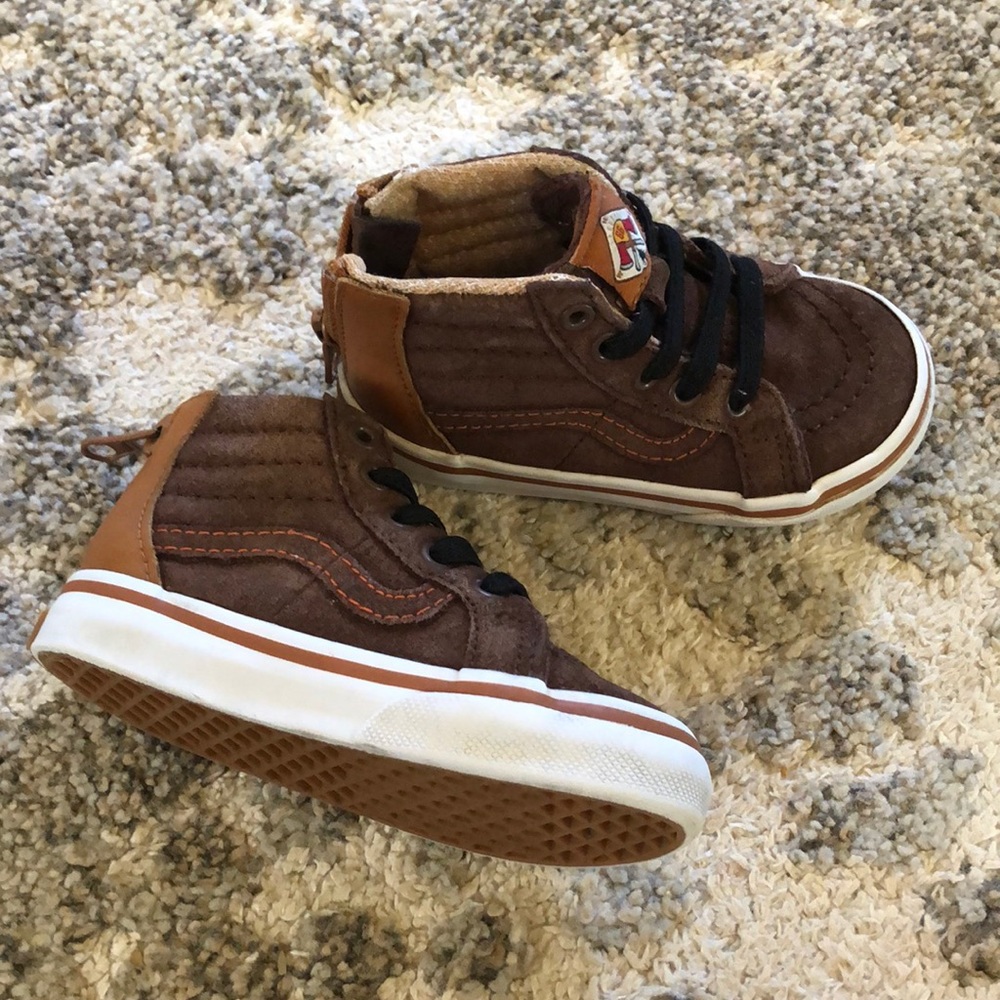Toddler Brown Vans Hightops